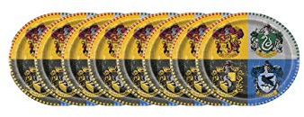 ALMACENESADAN, 5121, Pack fiesta cumpleaños; pack 8 platos de cartón 23 cm; de la licencia (pot)