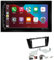 ESX VMX700DAB 2-DIN Autoradio kompatibel mit Wireless Apple CarPlay Android Auto Bluetooth DAB+ passend für Mitsubishi Spacestar ab 2013 ohne integrierte Lüftungsgitter