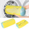 2 Piezas Bolsa Lavadora Zapatillas, Bolsa de Lavandería con Cremallera, bolsa para lavar zapatos, bolsa de lavado reutilizable, bolsa de lavandería con cremallera para zapatos (Amarillo)