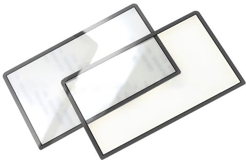 Haoyull Repuesto para 3DS XL/New 3DS XL Top Screen Len Cubierta de cristal de plástico LCD Protector de pantalla Accesorios