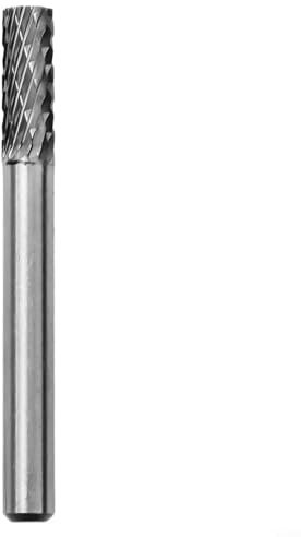 Fresas de punta giratoria, troquel de carburo más grande, fresado de lima, cortador de metal, broca de cabeza de rebaba, vástago de 6 mm, limpieza de juntas de soldadura (6 mm)