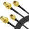 Superbat Câble Rallonge SMA RG174 1m Rallonge Antenne WIFI Mâle vers Femelle Câble d'Extension SMA RF 50Ohm pour 4G LTE, Routeur, Antenne WIFI/GPS/4G, Modem 5G, Radio Ham, SDR, etc(2 pièces)