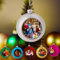 Personalisierte Weihnachtskugeln,Personalisierte Weihnachtskugeln mit Foto,Weihnachtskugel Foto für Weihnachtsbaum, Weihnachtsdekoration, Mama,Papa,Kinder,Haustiere(6cm)