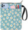 craspire Daisy Buchumschläge Buchhülle Mit Reißverschluss 11 X 8.7 Zoll Buchschutz Für Taschenbücher Waschbarer Stoff Extra Hüllen Tasche Klassenkameraden Geschenke Beutel Doppelseitige Bücher Stoff