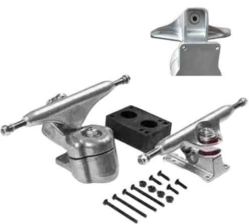 Surf-Skateboard-Achsen-Adapter, 2 Stück Hinterachsen für YOW Meraki, robuste Aluminiumlegierung, Skateboard-Bühnen-Trucks, Premium-Achsen-Zubehör für Longboards und Freestyle-Skateboarding