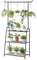 Kitsanery Soporte para plantas de interior y exterior, soportes de metal para múltiples plantas, estante colgante de 3 niveles de alto, soporte de flores grande y resistente para sala de estar, patio,