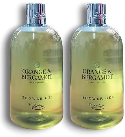 2x By Deluxe | Shower Gel - Orange & Bergamot | 500mL Each
