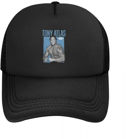URYRYUI Baseballkappe Mit gedruckten Mustern Herren, Powertown, Tony Atlas Grafik Outdoor Abenteuer Golf Hut Kappen Für Männer Damen Sportgeschenke Modeaccessoires
