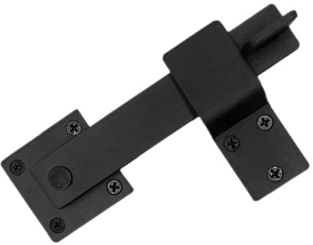 SOPOTUTU Loquet de Porte Coulissante Verrou de Sécurité pour Porte de Grange et Portail Fer Forgé Complet de Quincaillerie Robuste