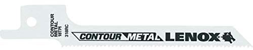 LENOX Tools 20521318RC Bi-Metall-Säbelsägeblatt, 9,5 cm, 18 TPI, 5 Stück