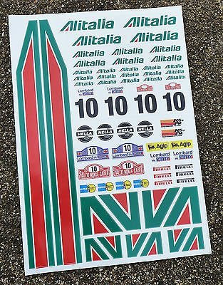 RC Alitalia sticker aufkleber 1/18 losi mini xray 18th