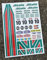 RC Alitalia sticker aufkleber 1/18 losi mini xray 18th