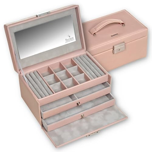 Schmuckkasten Elly pastello/rosé (Leder)