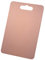 Baikai Kitchen Cutting Board, Stainless Steel Durable Chopping Board, Butcher Block Board with Easy Grip Handle for Meat, Fruit, Vegatable, Cheese (14 x 10 inch) (Rose Gold)