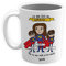 Movoo Design Tazza Mamma Supereroe Tazza/Mug Idea regalo Lavabile Festa della Mamma Ceramica Personalizzata con Nomi