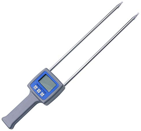 Misuratore di umidità Professionale segatura di Legno Polvere della Balla di Fieno Peat Moisture Meter igrometro TK100W per Giardini, Prato Inglese, Agricoltura Uso