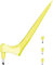 Utensili da taglio artigianali, lama in acciaio al carbonio rotante a 360 gradi (15°, 30°, 45°) Coltello da hobby per taglierina giroscopica. (Giallo)
