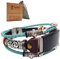 New Smatiful Uhr Original Armband Zubehör mit Schutz Tasche für Damen und Herren, Verstellbar Leder (Not Silikon) Ersatz Sport Watch Band for Fitbit Inspire 2, Tiffany