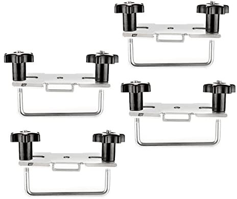 LST Dachträger Montage Set Dachbox 80 mm U-Bügel Dachkoffer Metall Hung