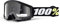 Unbekannt 100% Strata Mini-Schutzbrille, Schwarz – klare Gläser