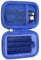 Khanka Hard Travel Case Replacement for Samsung T9 / T7 / T7 Touch / T7 Shield Portable Solid State Hard Drive, 500GB 1TB 2TB External SSD USB 3.2, Case Only (Blue)