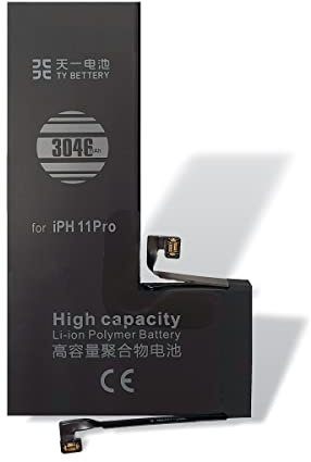 [TY BETTERY] Battery compatible with iPhone 11 Pro | 3046 mAh | A2160, A2217, A2215 | 24 months warranty