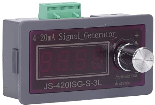 Generador de Señal de 4-20 MA, Alta Precisión 4-20 Ma 0-10 V Generador de Señal de Voltaje Actual con AMP Y VOLT Simulador Analógico de Voltaje de Corriente de Señal para Ajuste de Valor Panel PLC