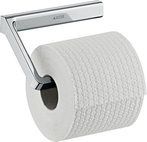 hansgrohe AXOR Universal Accessories Papierrollenhalter ohne Deckel, Farbe: Brushed Black Chrome