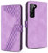 YIRRANZD Coque pour Samsung Galaxy S23 Plus, Étui Housse Protection en Cuir PU [Pochette de Portefeuille] [Magnétique], Antichoc Etui à Rabat pour Samsung S23 Plus (Violet)
