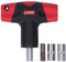 T Handle Wrench,1/4in Hex Socket Tool Wrenches Set Hex Wrench Long Wrench Hex Wrench Set Wrenches for Repair(2.5Nm)
