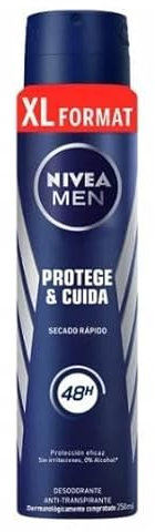 6er Pack - Nivea Deospray Men - Protect & Care - 250ml