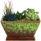 ARTKETTY Macetas – Macetas grandes suculentas con drenaje, macetas de cerámica para plantas de cactus de interior y exterior, macetero de flores bonsái esmaltado para decoración de alféizar de ventana