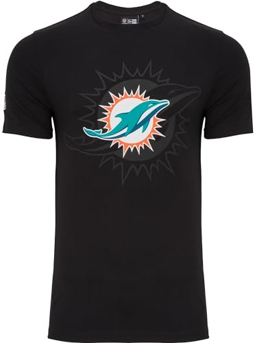 New Era Fan Shirt - NFL Miami Dolphins 2.0 schwarz - M