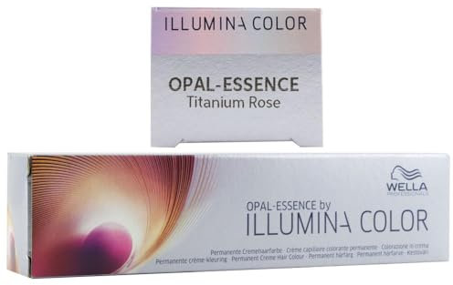 Wella Professionals Illumina Color – Permanente, vegane Premium-Haarfarbe mit lichtreflektierender Technologie - natürliche Farbergebnisse & bis zu 100% Grauabdeckung – Titanium Rose - 60 ml