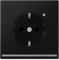 SCHUKO® Steckdose mit LED LS schwarz matt (Referenz: Jung LS1520-OSWMLNW)