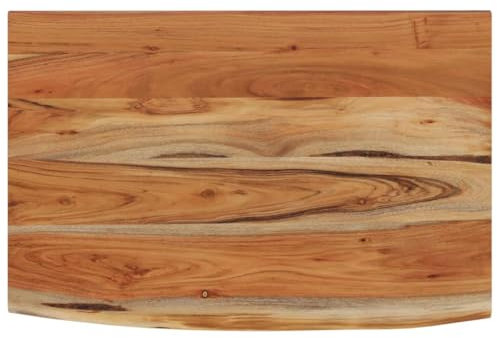 vidaXL Estante Pared Rectangular Madera Acacia Borde Vivo 60x40x3,8 cm