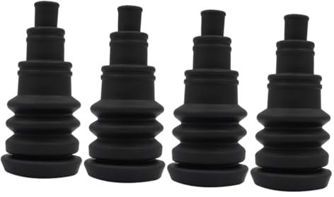 Gadpiparty 4pcs Rubber Grommets for Wiring Assorted Firewall Grommet Cable Automotive Wire Protection