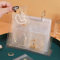 Fangoo 2 Stück Kalender Schmuck Aufbewahrung Jewelry Organizer Ohrring Aufbewahrung Acrylmaterial Schminktisch Organizer Schmuckständer Kann 102 Schmuckstücke Aufnehmen