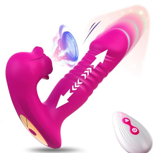 Vibratoreper Donna Professionale Sexytoysys donna,Succhia Clotoride per donna Stimolatore per clitoride 10 * 10 modalità Impermeabile per USB Ricaricabile (Rosso)