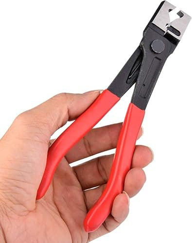 Hose Clamp Pliers - Heavy Duty Clic & Clic-R Type Collar Hose Clip Pliers for Drive Shafts, Air Intakes Swivel Angle Clamp