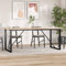 Esstisch O-Gestell 200x100x75cm Massivholz Kiefer und Gusseisen,3282679