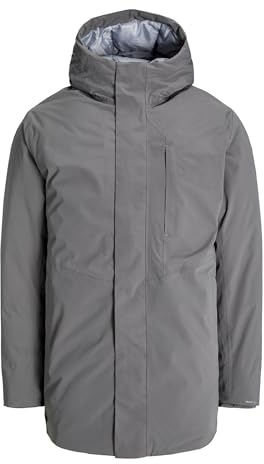 JACK & JONES Male Parka Parka | Regular Fit, Einfarbig, Langarm, Lang, Outdoor, Bei max. 40°C im schongang waschen