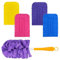 Lot de 4 recharges d'attrape-poussière pour Swiffer avec 1 poignée, pour attrape-poussière Swiffer XXL, housse de rechange compatible avec Swiffer, plumeau lavable pour Swiffer Duster, pour la