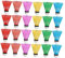 Yardwe Bunte Plastik Federbälle Für Leichte Badminton Bälle Ideal Für Outdoor Und Indoor Sportaktivitäten Zufällige Farben Perfekt Für Familienspaß