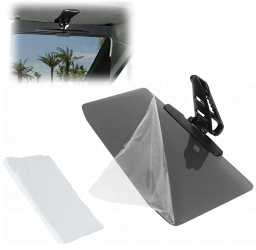 Car Sun Visor Extension - Universal Car Visor Sunshade Extender Sun Glare Protection for Front Seat