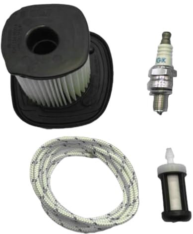 ZHBOZMD Lawn repair 4pcs Leaf Blower Air Filter Ergostart 8 * 6.7 * 4.4cm For STIHL Service BG86-CE+SH86 HD2 Air Filter Fuel Filter Spark Plug Pull Cord Durable