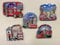 London Souvenir wooden Fridge Magnets