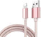 AR&M iPhone Charger Cable 2-Pack (1m, 2m, 3m), MFi Certified Lightning Cable, Fast Charging, Nylon Braided – Compatible with iPhone 14 13 12 11 XS XR X Pro Max Mini 8 7 6S 6 Plus 5S (2, pink, 1m)