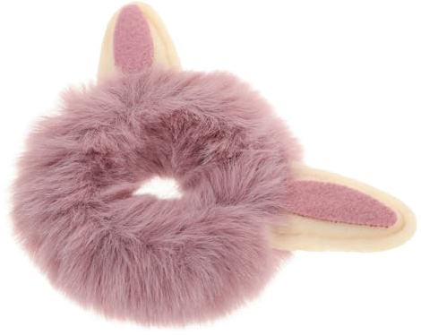 BESPORTBLE Flauschiges Haargummi Mit Kunstfell Bommel Für Mädchen Weiches Ponytail Accessoire Waldthema Haarband Herbst Winter