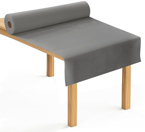 Anise Star Tischdeckenrolle 1,18x25m, Grau, Party & Deko | Einweg Stoffähnlich, Vlies Meterware, Papiertischdecke Rolle, Flexibel Zuschneidbar, Platzsparend Für Bankettfeiern